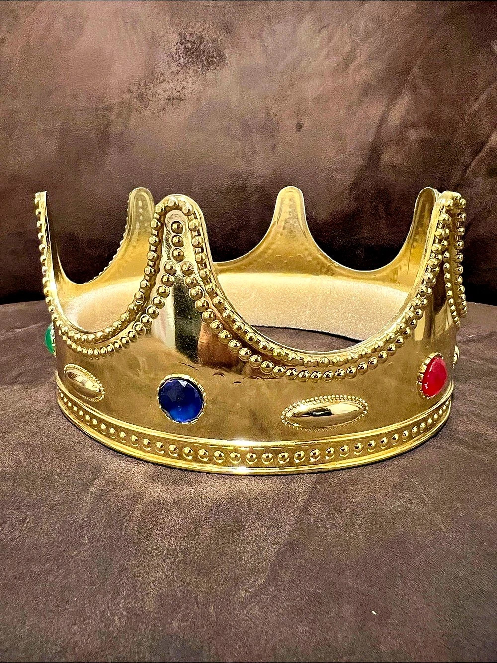 Golden Royal King Crown Costume Accessory